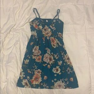 Floral fit and flare dress